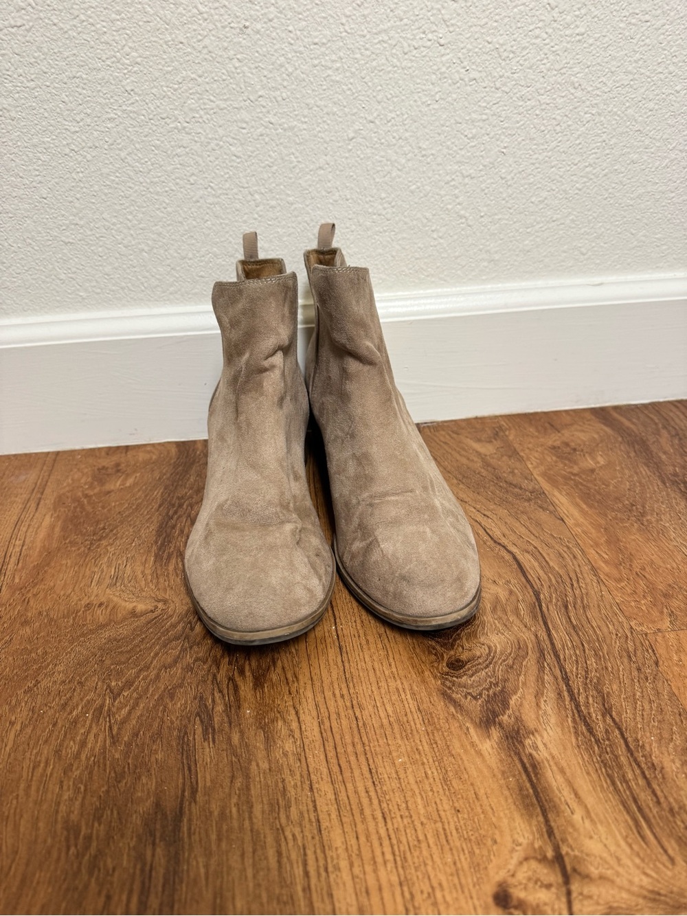 Women’s Beige Suede Boots - Neutral Tan